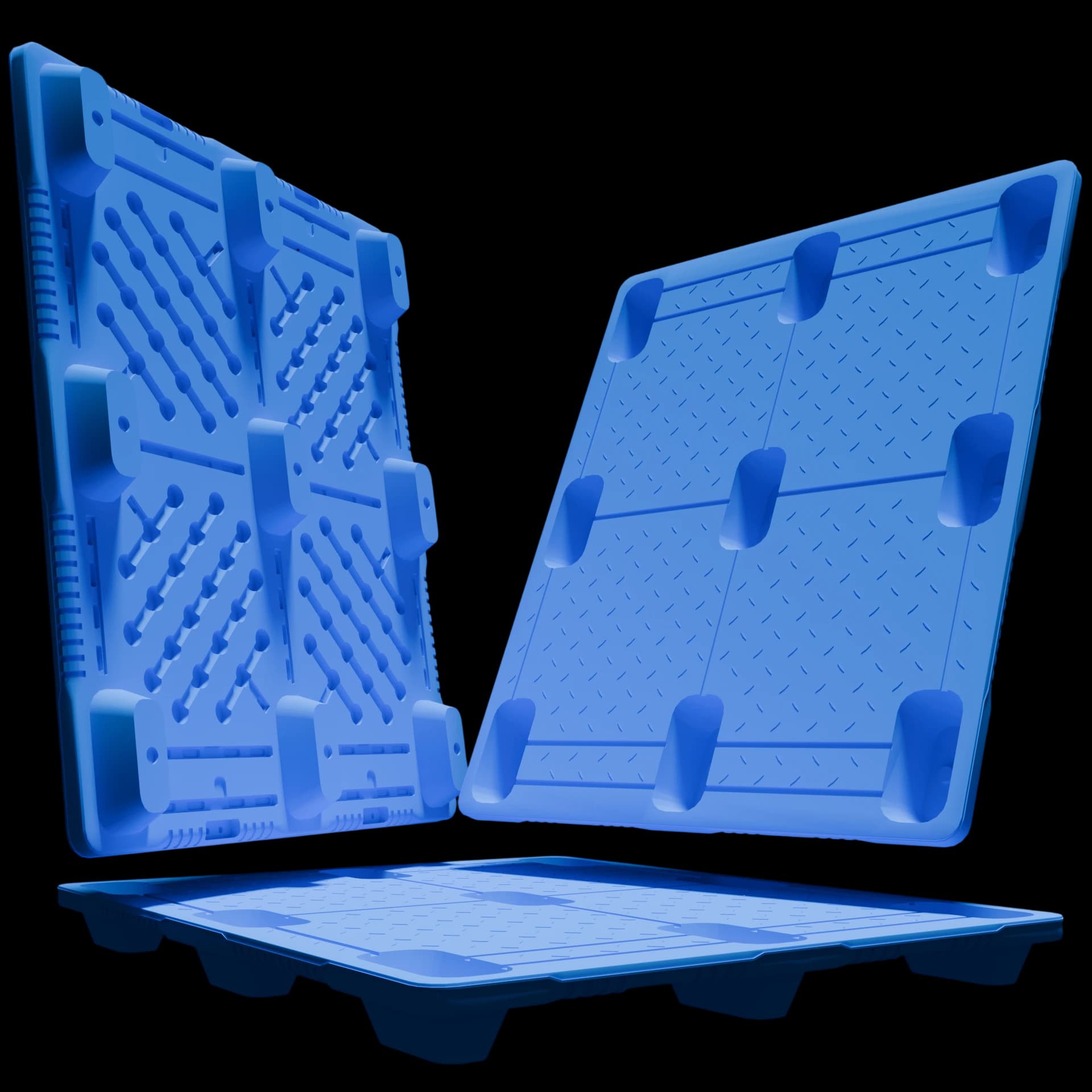 用于仓储和物流的 HDPE 托盘