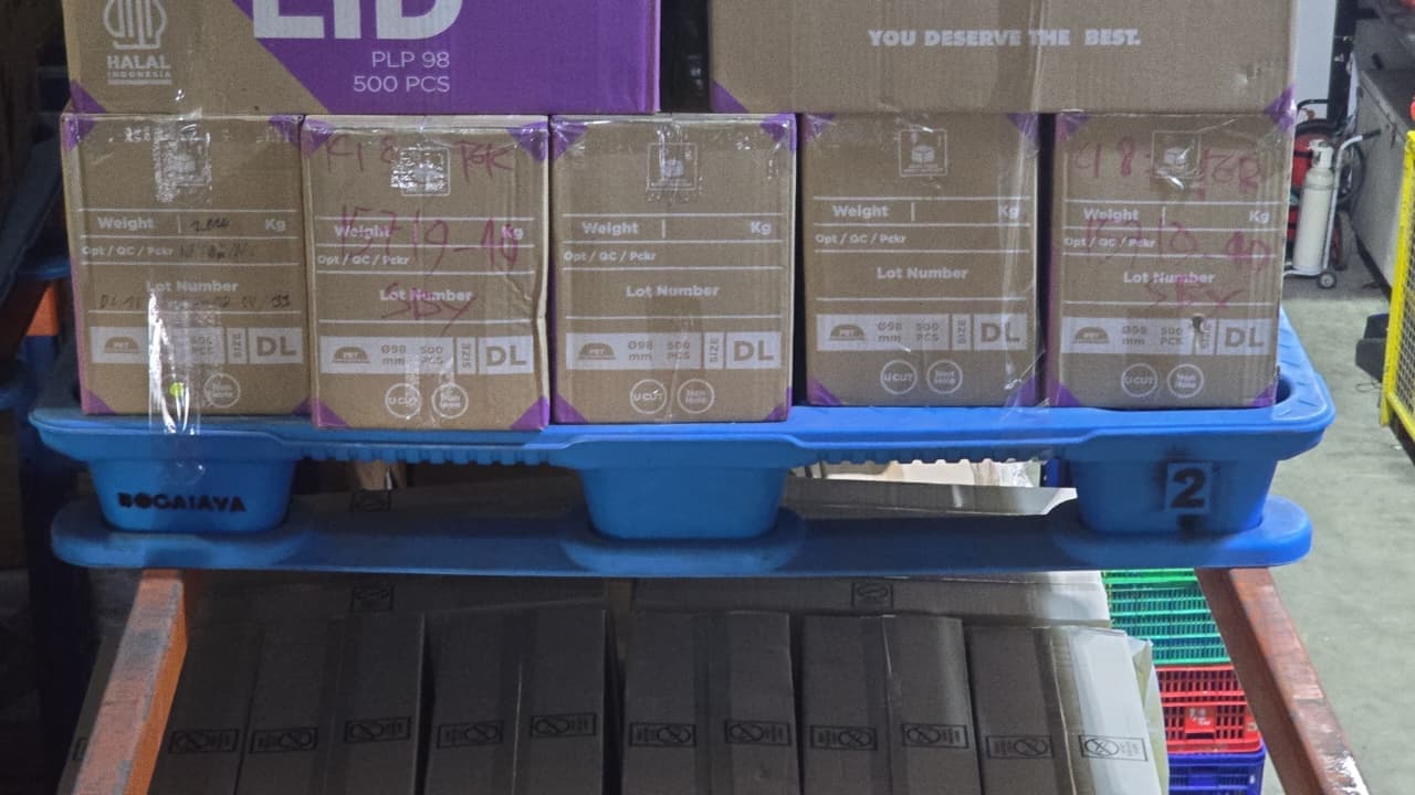 Strip Pallet contoh penggunaan