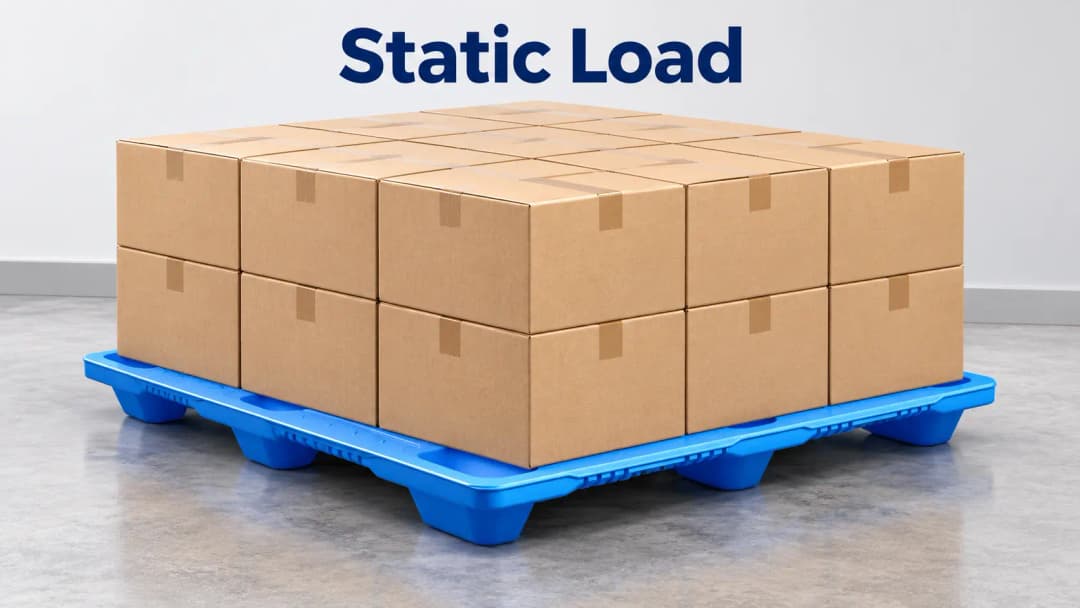Gambar ilustrasi static load pallet