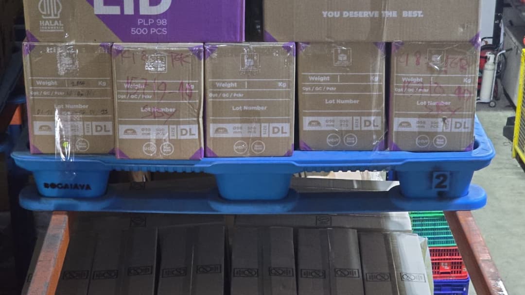 Penggunaan Strip Pallet
