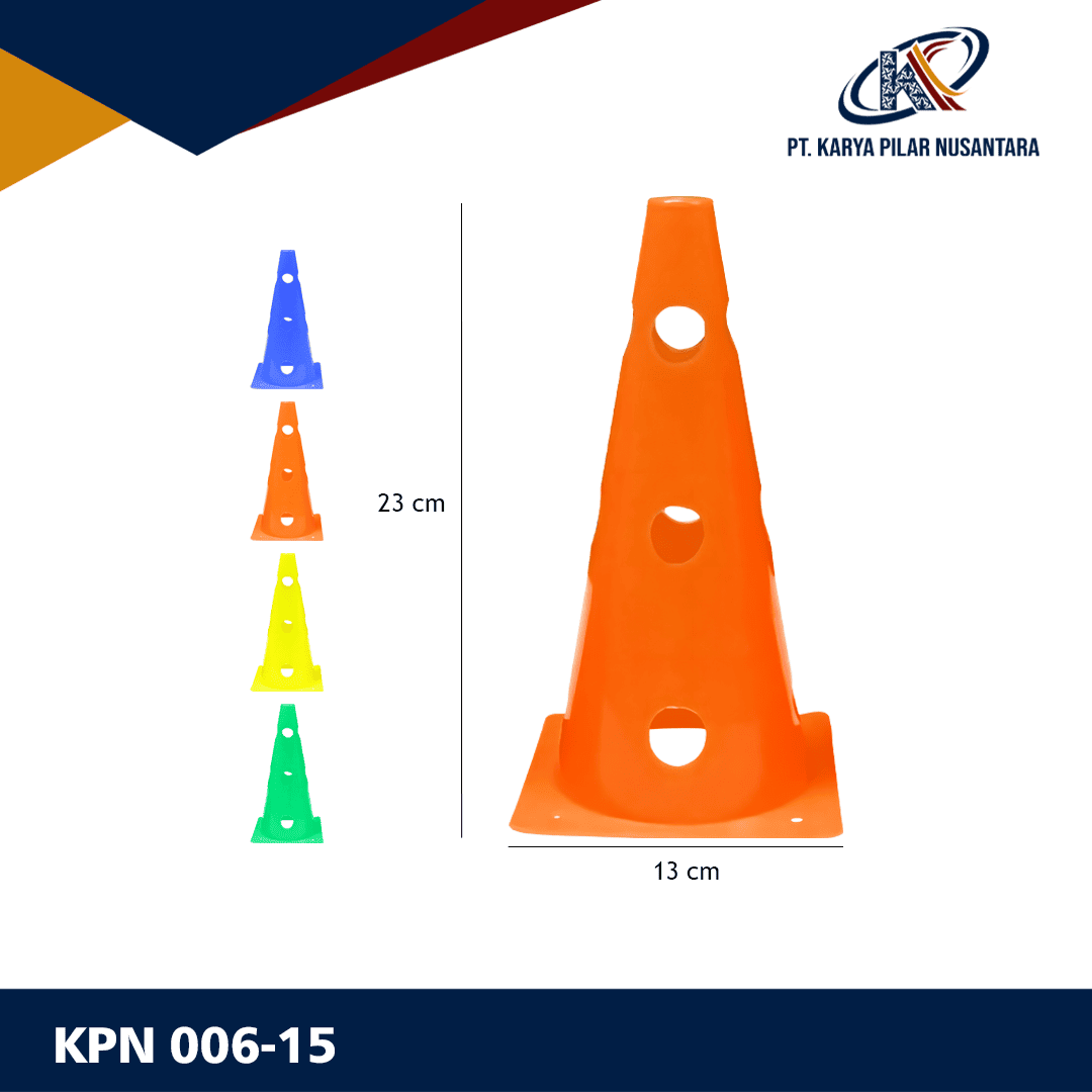 Cone Sepak Bola KPN 006-15 dari Karya Pilar Nusantara