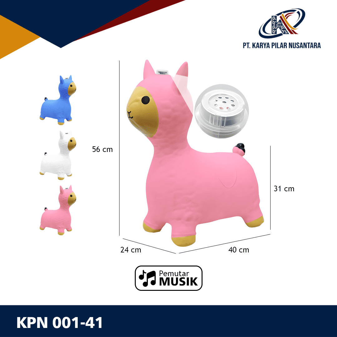 Mainan Kuda Karet KPN 001-41 dari Karya Pilar Nusantara