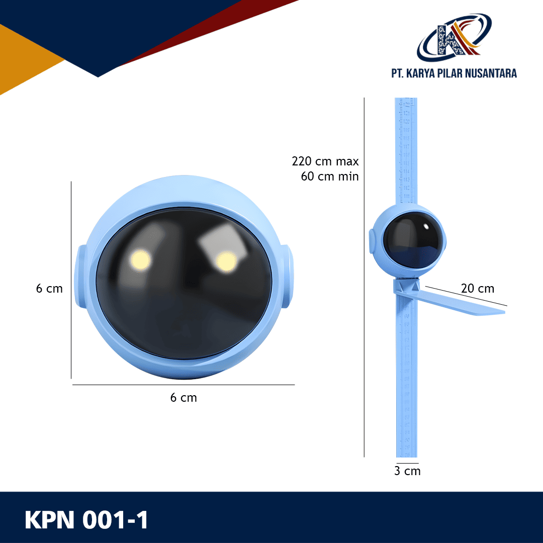 Pengukur Tinggi Badan dari Karya Pilar Nusantara